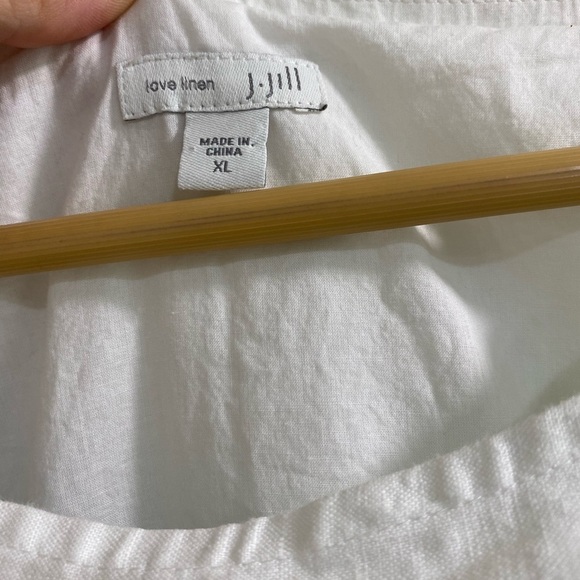 J.Jill Love Linen Multicolored Floral Print Sleeveless Lined Dress Size XL - Picture 2 of 6